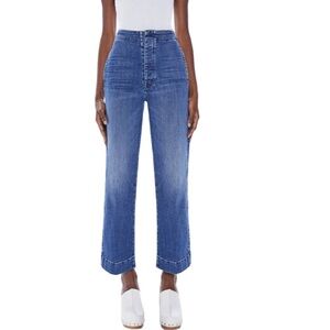 Mother The Cinch Greaser Ankle in Dark and Stormy Night Wash Size 28